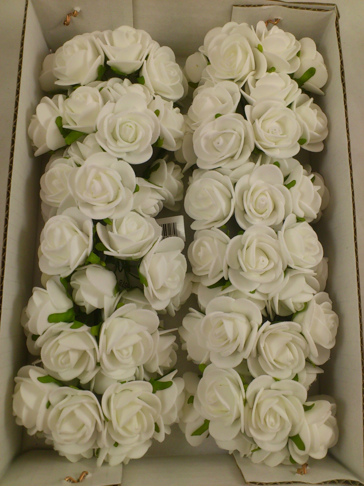 Foam medi rose 3 cm white (12x7 p.)